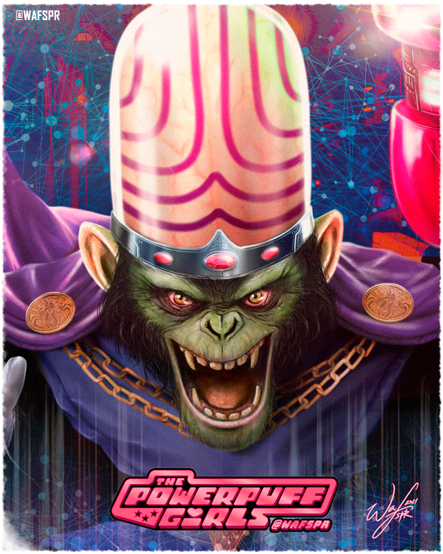 WafSPR's tweet photo. Mojo Jojo 🐵🧠 #powerpuffgirls ~ 2021
(Me encanta este personaje 🐵
Este es mi versión #fanart de #mojojojo para una serie #irl de las #chicassuperpoderosas
Le di un toque Dr. Doom al traje, ya que es el villano principal y más genial de la serie 🤓👌 https://t.co/OTxgTm5w80