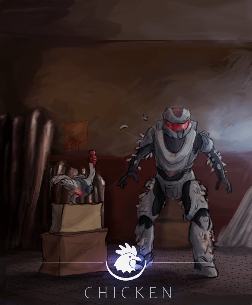 Typeh_pie's tweet photo. Chicken team for the victory! #HaloInfinite #HaloSpotlight #HaloInfiniteMP https://t.co/MCcVYV6Hm7