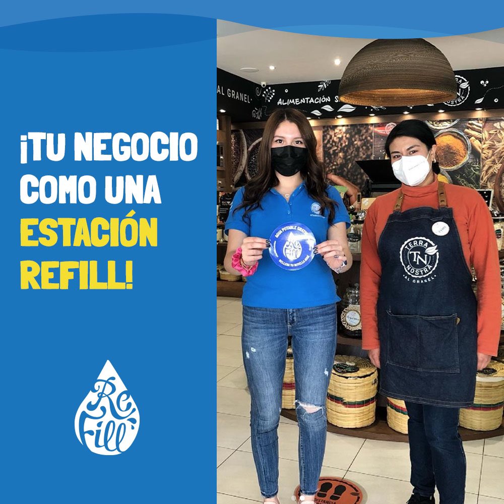 Refill_Ecuador's tweet photo. Si tienes un negocio sostenible y quieres proteger el 🌎, forma parte de la Red de Estaciones #Refill con estos sencillos pasos:
📩 Envía un correo a info@somoscircular.org o un DM
✍🏻 Firma el documento de registro
📲 Te registramos en la APP
💧 ¡Listo, eres un #RefillHero! https://t.co/jtqBetWCTl