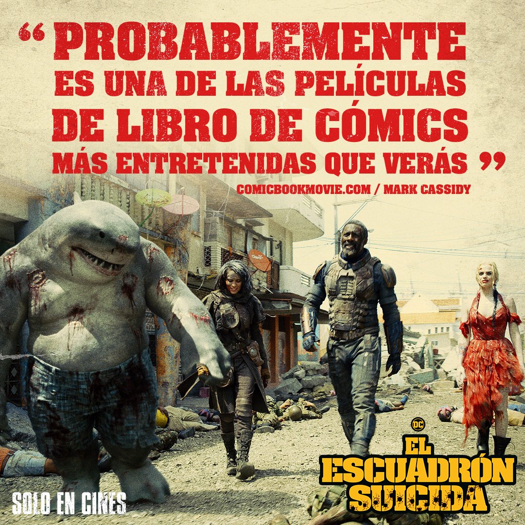 Cinepolis's tweet photo. El Escuadrón Suicida que llega ésta semana a cines está ES-PEC-TA-CU-LAR. 
Y no lo decimos nosotros (que claramente queremos que vengas a verla). Lo dice todo el mundo que ya la ha visto. 👏🏼👏🏼 https://t.co/0eTtroes1U