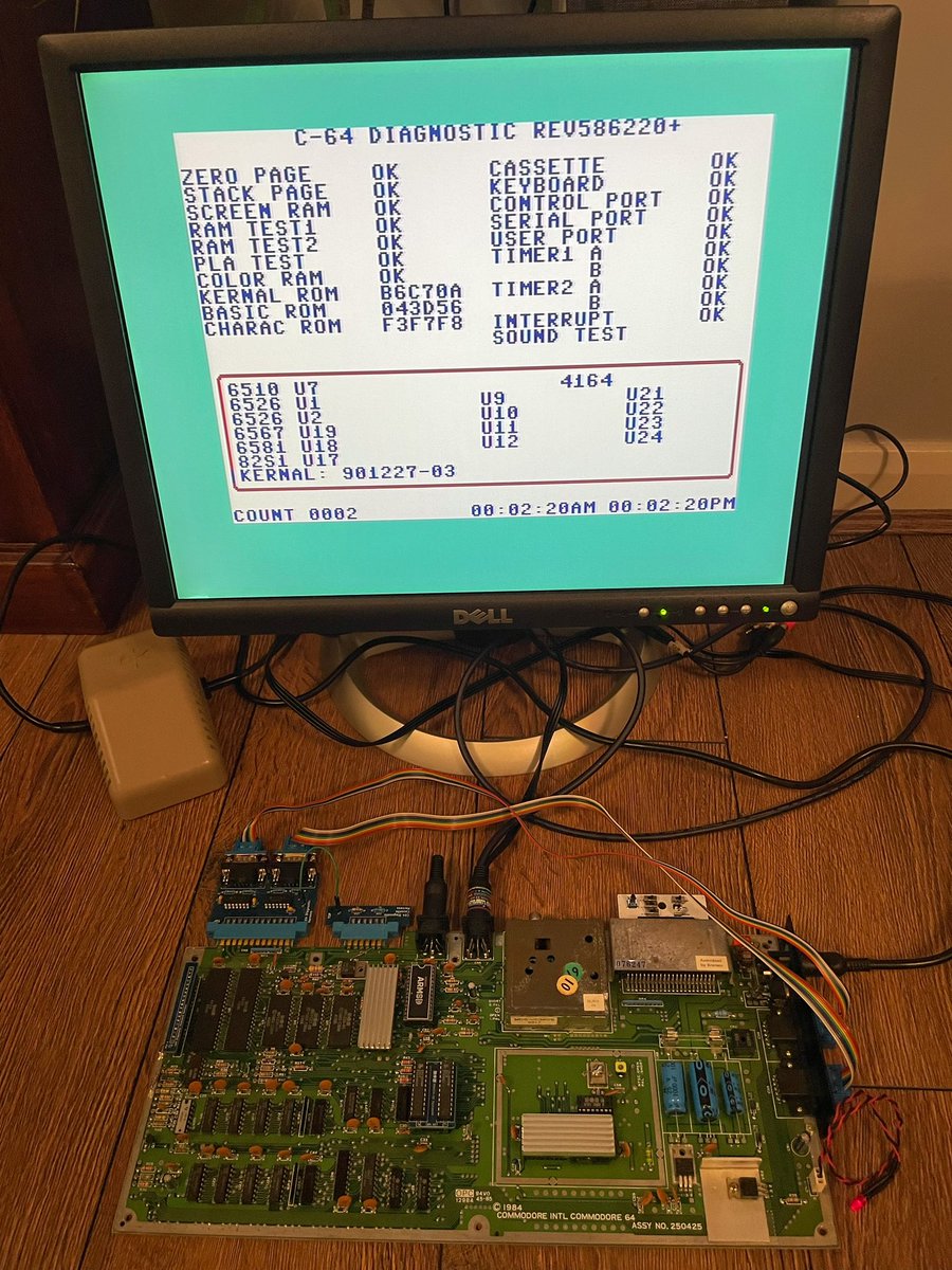 First project. Blank screen, s-video would work on a projector but not monitor, test cart said U1/2. Replaced PLA with PLAnkton and it worked. Recap (inc C38), ARMSID and waiting for Shuriken. Don’t be angry, this is my practice board to keep my originals in shape.