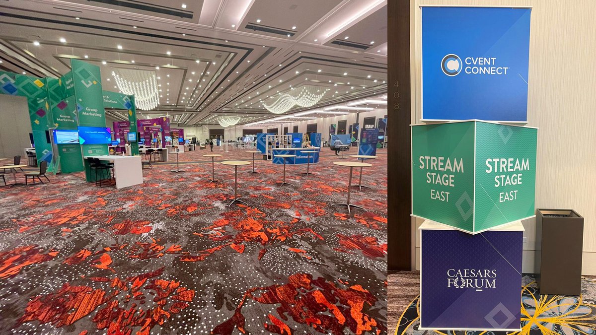 The prep for CVENT CONNECT was looking great!

#cvent #cventconnect #lasvegas #event #events #eventprofs #meetingprofs #liveevents #inpersonevents #networking #eventindustry