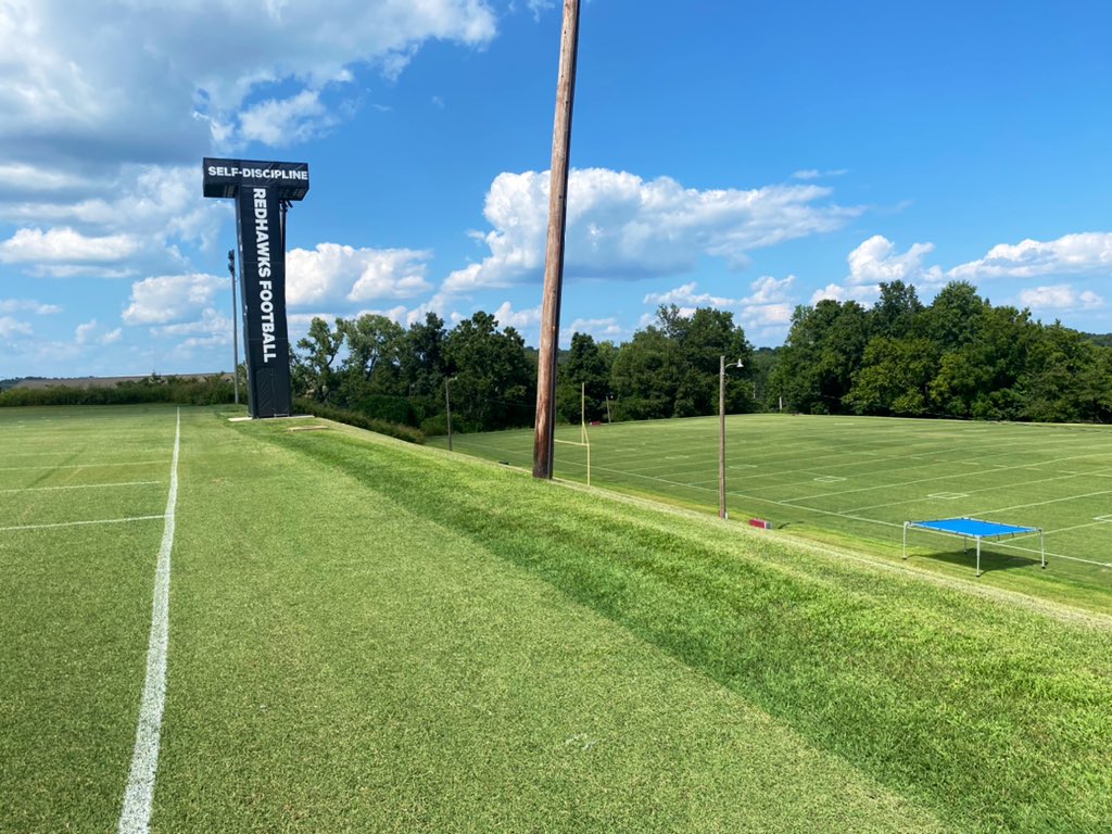 SEMOfootball's tweet photo. The fields are painted and the guys are geared up. It’s GO TIME!! 🧱

Practice #1 - 24hr away! 

#LetsSoar #LEAD https://t.co/rhiogV7Ttc