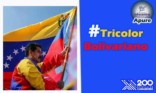 yustyivan's tweet photo. #Hoy izamos nuestra bandera con el patriotismo de hace 215 años con amor y alegría de un pueblo antiimperialista. #TricolorBolivariano https://t.co/HpQQzMyAn6