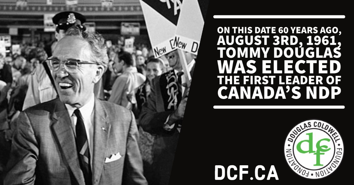 DCLFoundation's tweet photo. 60 years ago today Tommy Douglas was elected the first leader of Canada's NDP.
Learn more about Tommy Douglas at: https://t.co/sLxClQ6LsC https://t.co/eCC2TNGIJJ