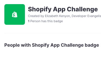 lizkenyon07's tweet image. If you are on @PolyworkHQ and are participating in the Shopify #AppChallenge I juuuuuust added a badge for that!
