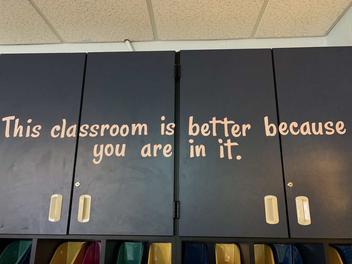 EVERY kid should see or hear this EVERY day. Loved seeing this in Mrs. Bailey’s room.