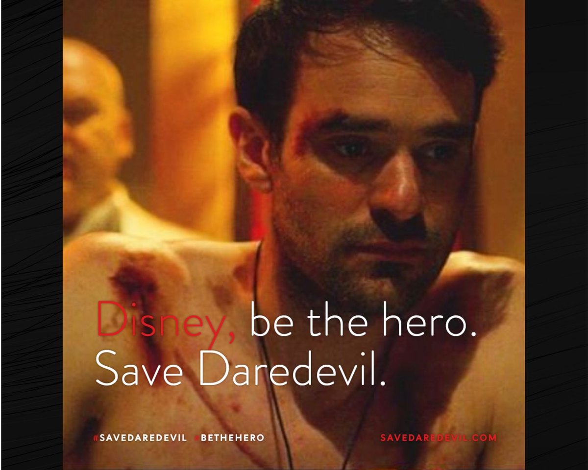 Kristina4109's tweet photo. Dear @Marvel @hulu @Disney @FXNetworks @Kevfeige
I have #NotGivenUp on this brilliant show or on these fantastic performances, and you shouldn't give up either.
Please #SaveDaredevil by reviving the show with the same cast, crew, creative team and TV-MA rating. Thank you. https://t.co/M5XgUkp3gL