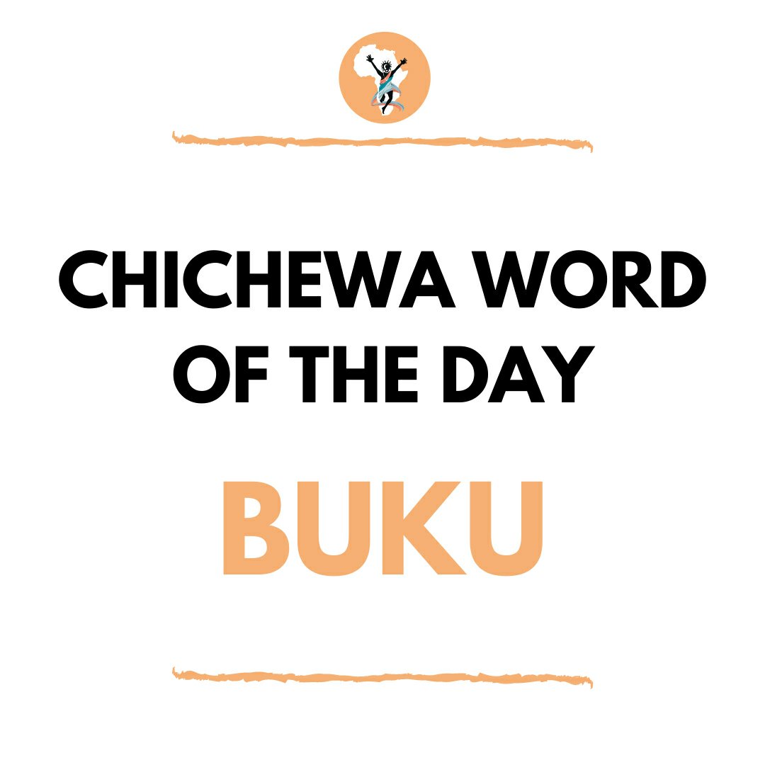 Chichewa Word of the Day 
BUKU - BOOK - BUCH

#chichewawordoftheday #buku #book #buch #Tasteofmalawi #lilongwe #malawi #africa #europe #ngo