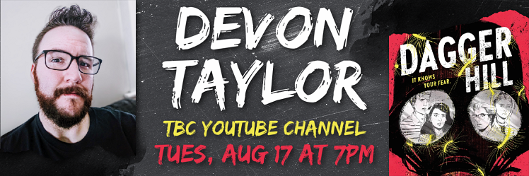 Two weeks until our virtual event with YA author @devontwrites! Join us on our YouTube channel on Tuesday, August 17th at 7pm to hear him talk about his newest book, Dagger Hill! @SwoonReads buff.ly/3quv78L