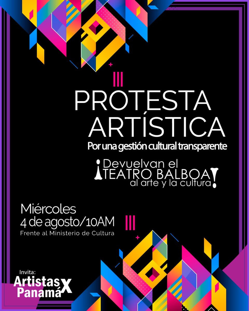 Mañana: Por el #TeatroBalboa, por todo nuestro patrimonio cultural... ¡Te esperamos!

#SOSCULTURA 
#DevuelvanElTeatroBalboa
#HonremosNuestroPatrimonio