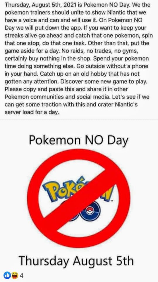 AAlanis49174308's tweet image. Try to swindle us back to get nerfed catch rates on these new mons like every new Gen release. You guys fooled us long enough. We've had enough of these FOMO nonsense. #BoycottNiantic
