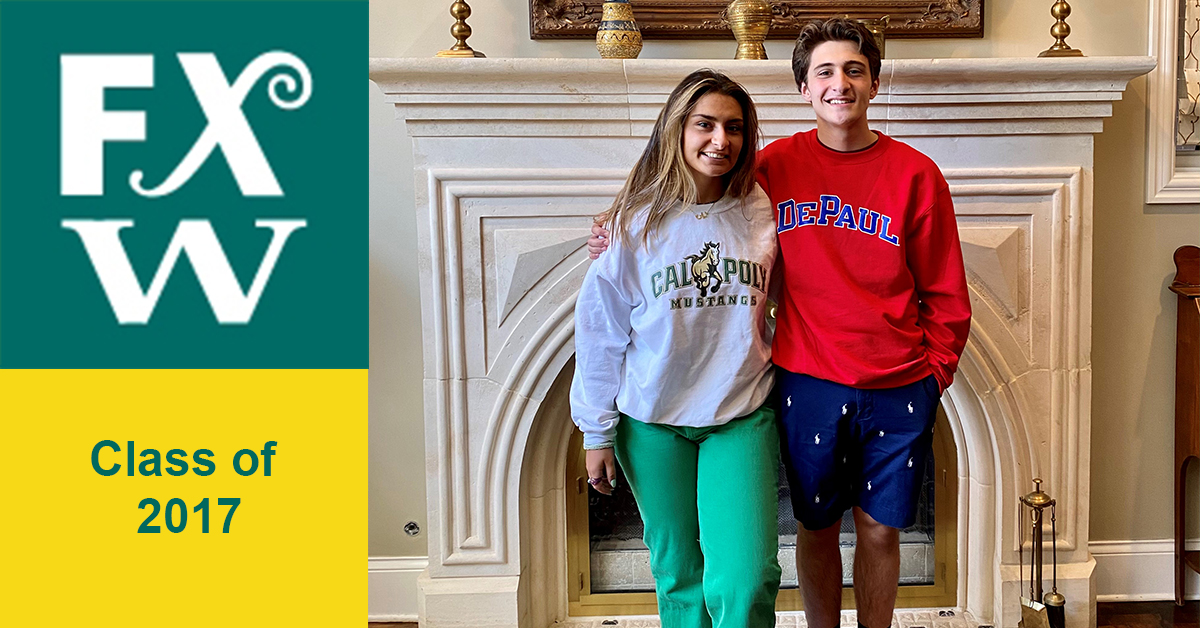 FXWChicago's tweet photo. Congratulations to class of 2017 alums Sami and Layla Shuman. Sami graduated from @DePaulPrep and will be attending @DePaulU. Layla graduated from @IgnatiusChicago and is headed to @CalPoly. #FXWAlumni https://t.co/EDfxYL7bhv
