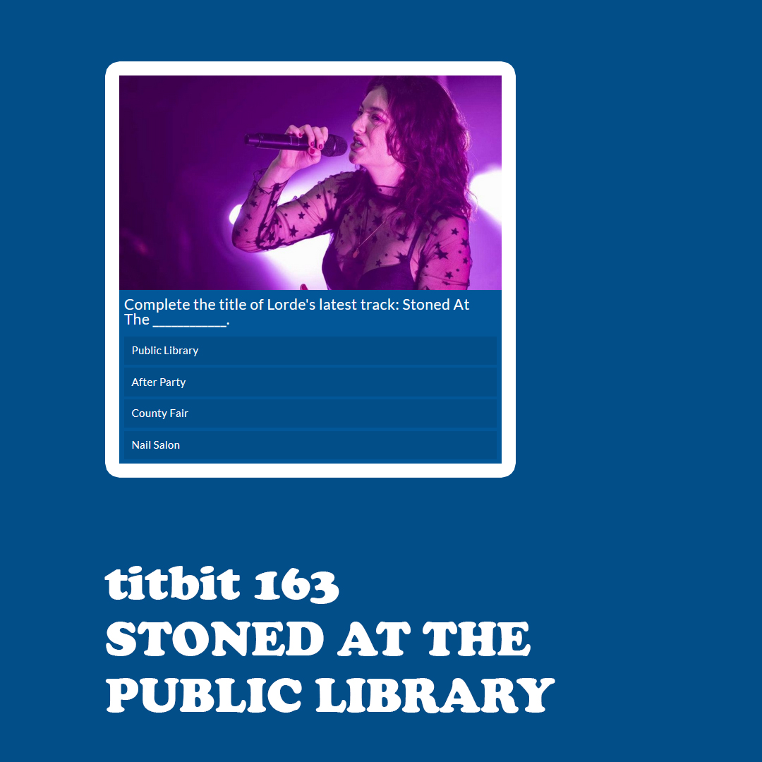 Want some choonage? My latest titbit <a href="/8k_nz/">8k.nz</a> mix starts with Lorde, ends with Billie. mixcloud.com/dmrobertson/ti…
Plus new Kilo Kish, Reb Fountain, Lips, and Lady Parts.