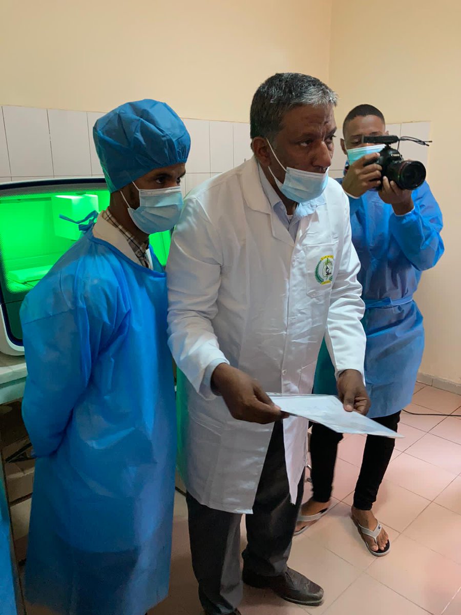 Grâce à sa première plateforme de séquençage, la Mauritanie peut désormais détecter et suivre les variants sur son territoire. Financement de la 🇫🇷  en solidarité avec la 🇲🇷 via l’<a href="/AFD_France/">Agence Française de #Développement (AFD) 🇫🇷 🇪🇺</a>. 
La santé est un #bienpublic mondial : unissons nos forces face à #COVID19 !