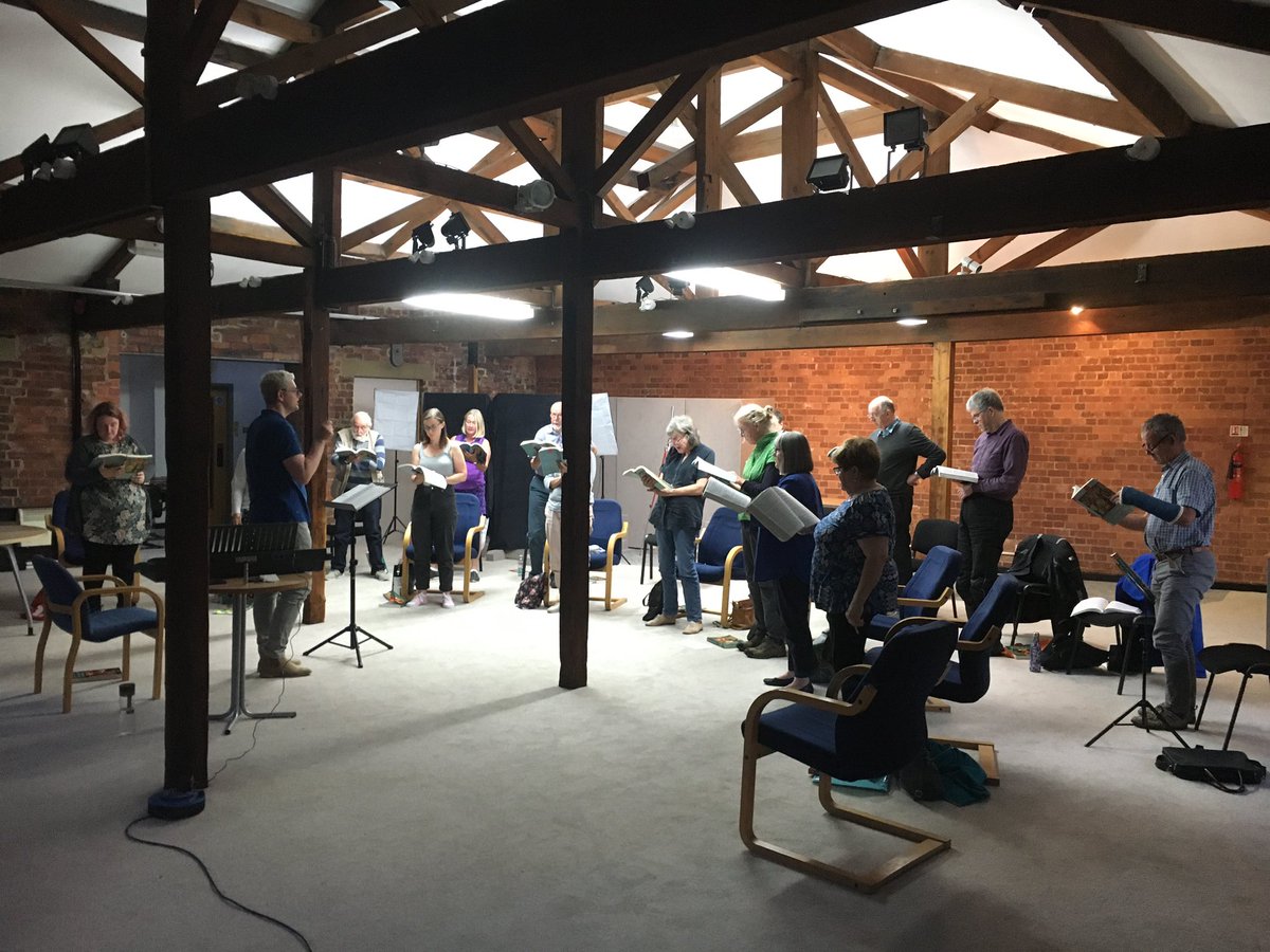 HxCChoir's tweet photo. Not only in person but indoors! Excellent rehearsal this evening in preparation for our ‘Welcome Back Concert’ on Sat 4 Sept which is now nailed on! @HalifaxEventsWY @TheBeaconHx @HalifaxPodcast @DiscoverHx https://t.co/rDgm5NUOQc
