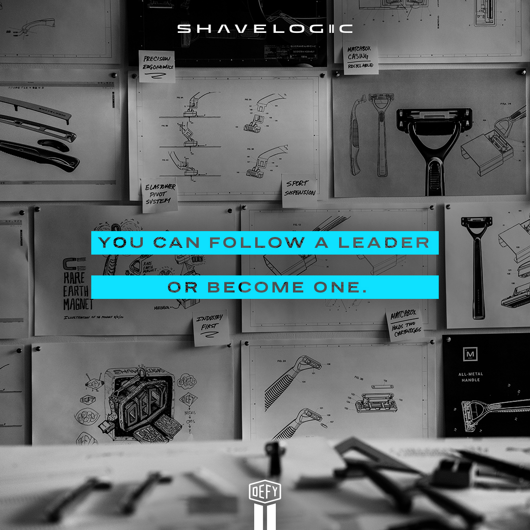 150+ company patents.
Industry-first magnetic attachment.
Five precision blades in the space of three.
More smooth shaves per blade or your money back.
The SL5 from Shavelogic.

#defy #SL5 #smooth