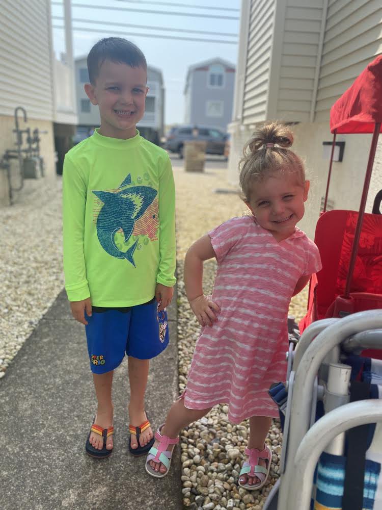 STCschool1's tweet photo. Caden Lodge and his sister Faith enjoyed building sand castles, jumping the waves, and taking boat rides in Ocean City, New Jersey. Have a great a summer Lodge Family! #stcfamily 💙 #summerbreak2021 ☀️ https://t.co/ZOlF7kLmSv