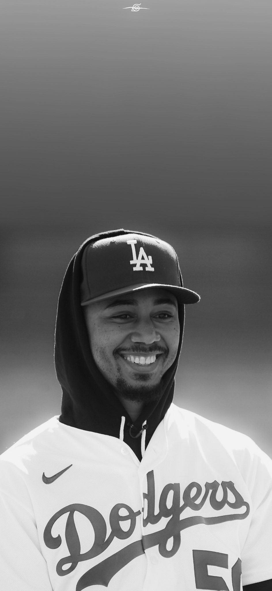 بوعّوف on X: #Wallpaper - Mookie Betts B&W : #Dodgers   / X