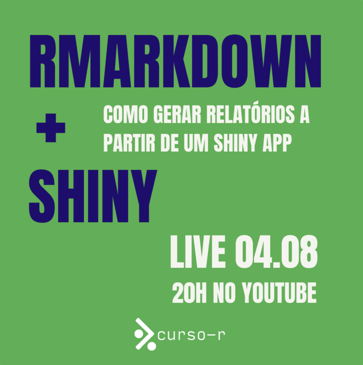 wamorim89's tweet photo. Agora vai! Vamos falar de Shiny + R Markdown na live da @curso_r amanhã!

https://t.co/SkAebSZr9N https://t.co/j0p1QXRR9t
