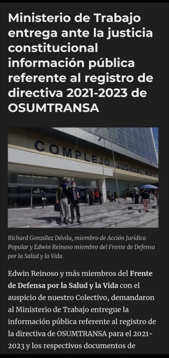 FaustoBenalcaz5's tweet photo. EXIGIMOS ELECCIONES DEMOCRÁTICAS Y QUE SEAN LAS BASES DE OSUNTRAMSA QUE ELIJAN A SUS  REPRESENTANTES

RECHAZAMOS A LA DIRECTIVA QUE SE AUTOPROCLAMAN SER LOS NUEVOS DIRIGENTES DE OSUNTRAMSA https://t.co/vZnvZmiOEd