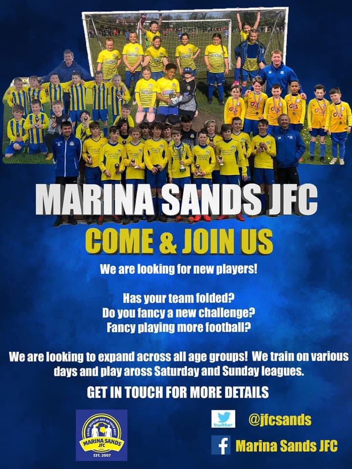 🟡🔵We’re always looking to add new players to our fantastic club!🔵🟡

We’re specifically looking for the following 21/22 age groups:

⚽️U10 Girls
⚽️U8 Girls - Brand new team

⚽️U14 Boys 
⚽️U12 Boys 
⚽️U11 Boys

Get in touch if you’d like more information!