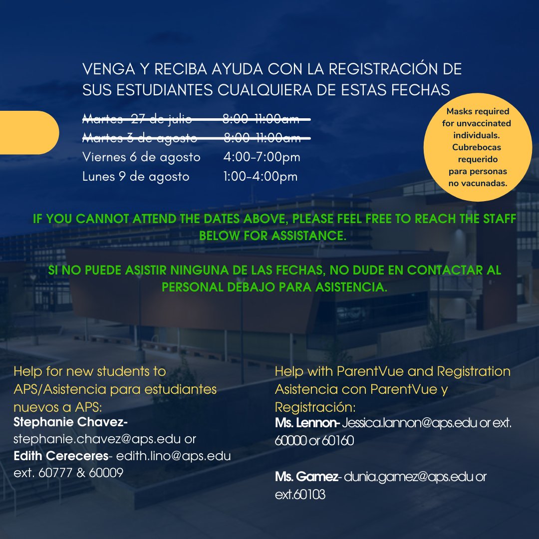 Join us tomorrow for another registration support event! #AHAHS