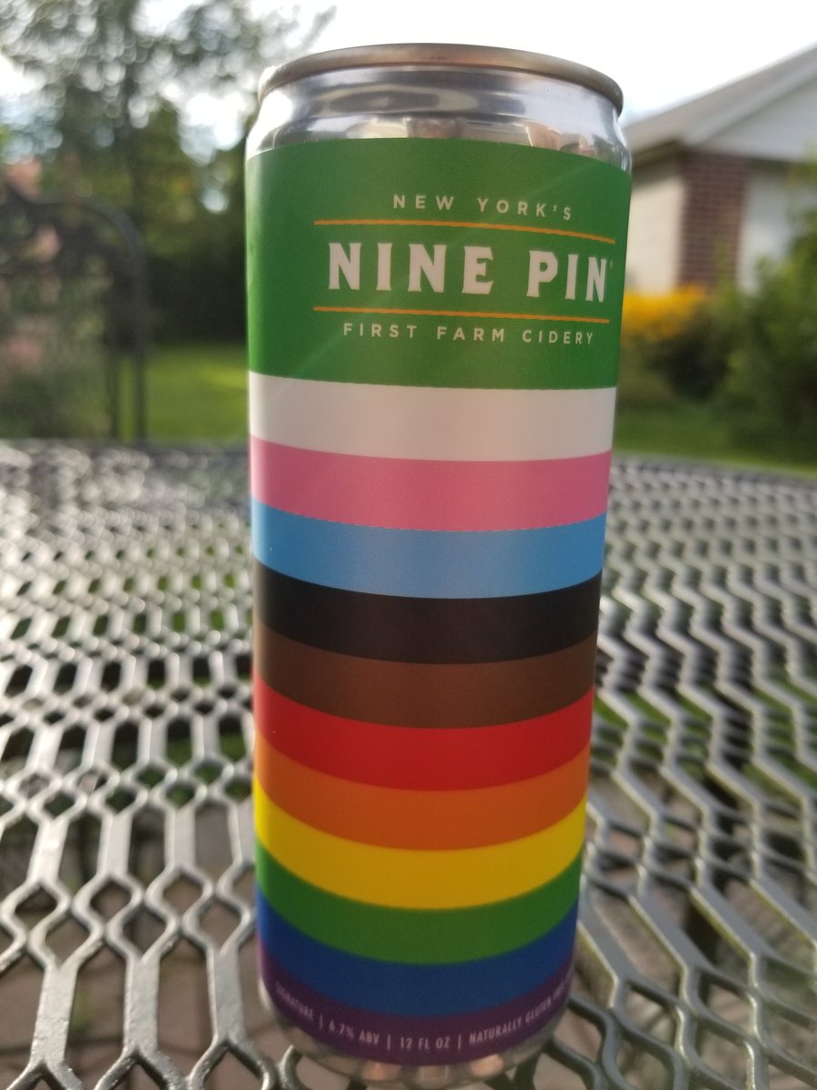 #Pride is always in fashion @ninepincider. What doesn't taste better wrapped in a rainbow?