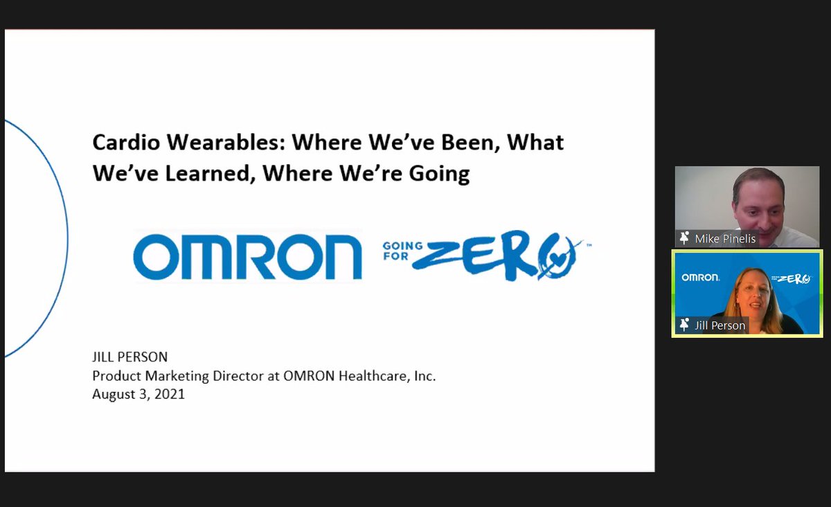 Today at the Cardio Wearables 2021 Conference hosted by @Microtechv, OMRON’s Jill Person discussed how we developed HeartGuide, what we’ve learned with the first wearable BPM, and where the #wearables category is going. omronhealthcare.com/products/heart…