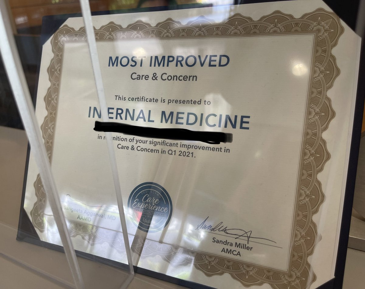 PallaviGunalan's tweet photo. bro why does my doctor have a most improved certificate i’m about to die 😭 https://t.co/u4ZGlSINqW