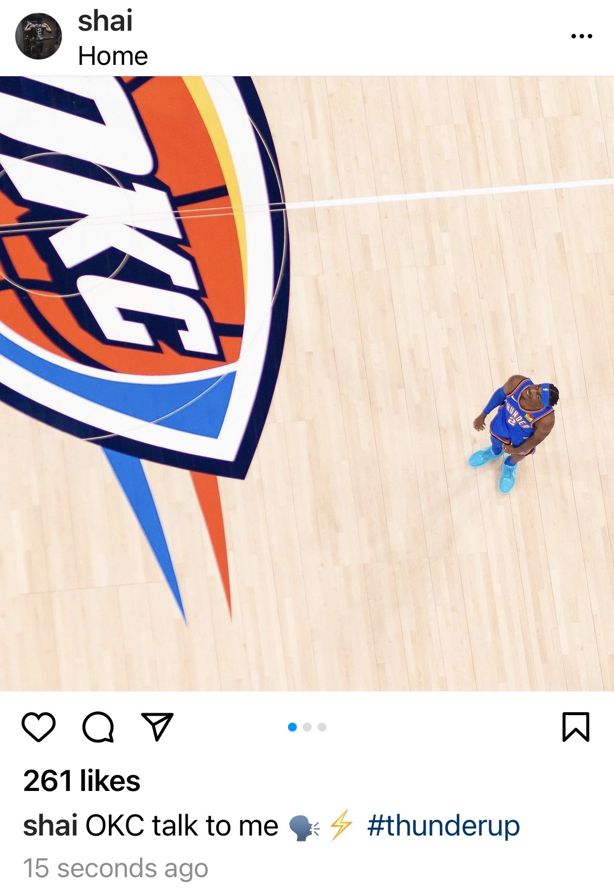 NBA Retweet on X: Shai Gilgeous-Alexander's IG posts/captions