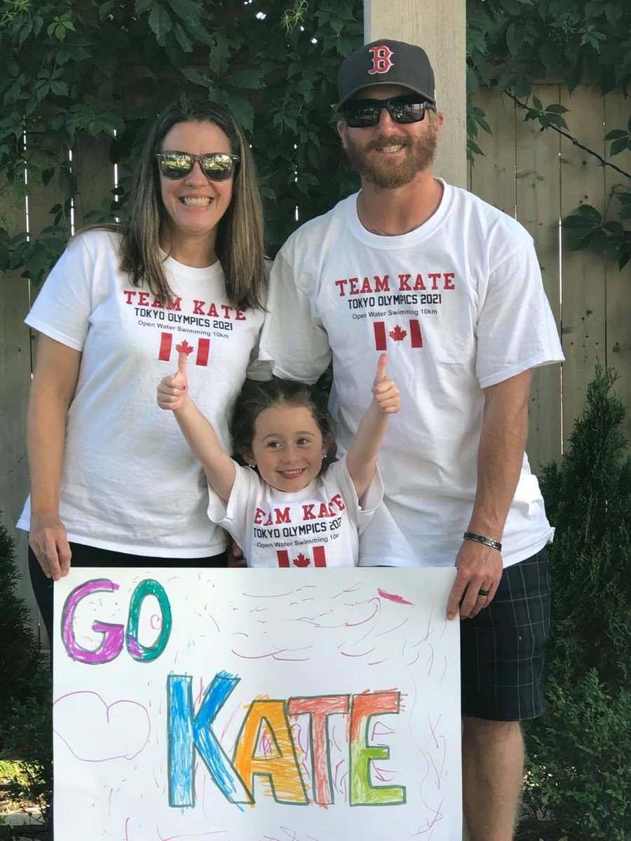 anniedes09's tweet photo. @CBCOlympics @TeamCanada @SwimmingCanada @AthleticsCanada viewing party for Kate Sanderson with family and friends @saugeenshores Kate’s dad hometown! https://t.co/WbnZIqn8ay