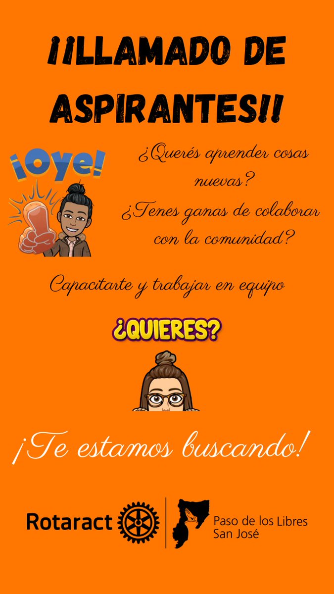 rotaract_plibsj's tweet photo. Sumate a esta experiencia única!!!
Te estamos esperando 🎉
Déjanos tus consultas acá 👇🏼👇🏾👇🏿
#LaBandaDelSanJo #Rotaract #RotaryInAction #ServirParaCambiarVidas #distrito4845 #elgigante #airaup #Zona4 https://t.co/vSa4AE7G2I