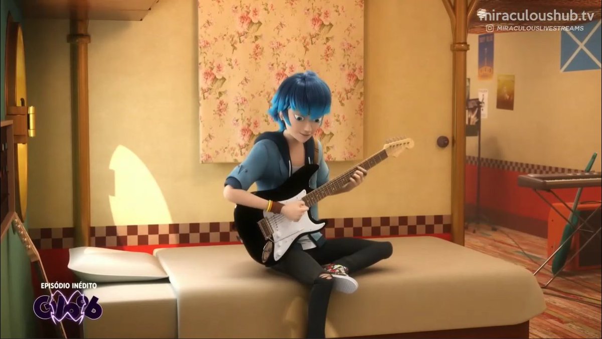 #MLBS4Spoilers 

LOOK HOW HAPPY HE IS WHEN HE HEARD MARINETTE IS COMING :(