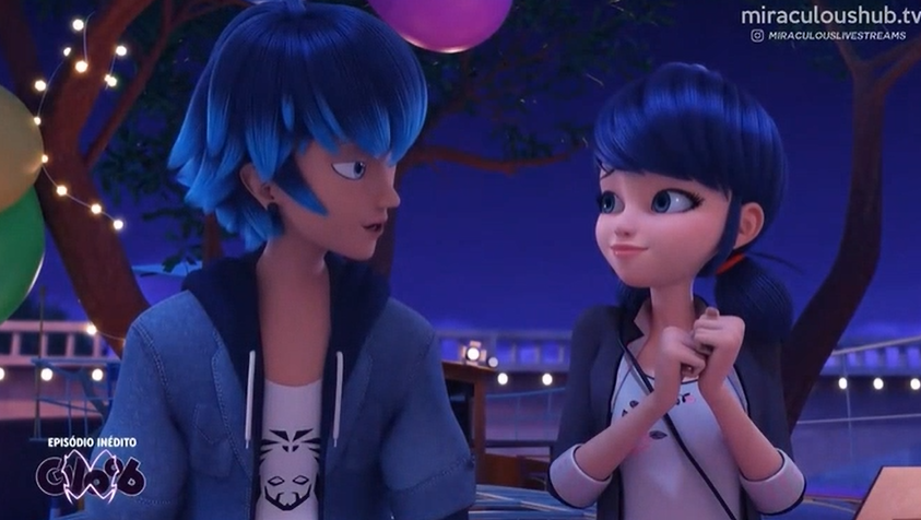 chat_noir_dgt's tweet photo. Luka: Y tú Marinette. ¿Cuándo le vas a decir Adrien lo que sientes? 
Marinette: ¿A A-Adrien?
Luka: Si Juleka consiguió ser escuchada, estoy seguro que algún día lo lograrás. #MLS4Spoilers https://t.co/lGCfgW9kpJ