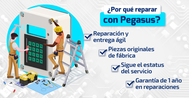 control_pegasus's tweet photo. Si alguna de tus Soluciones Pegasus no anda del todo bien, recuerda que nuestras reparaciones se realizan en tiempo récord, quedan en manos de los expertos, obtienes un año de garantía y piezas de fábrica.
 
Solicita una reparación aquí: https://t.co/kewQFuuwIH👨‍💻 https://t.co/ciQB6UNzVa
