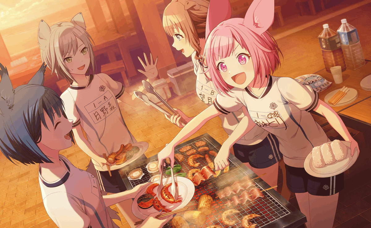 The Barbecue Magistrate!? - Emu Otori, Haruka Kiritani, Shiho Hinomori, Honami Mochizuki