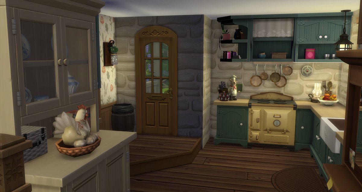 Ashaife's tweet photo. OH YEAH and I shared the finished (ish) #SimTogether house on the gallery! Not too bad considering I don't have 3 days to poke at it haha 😋 (ID Ashaife) https://t.co/WgNOWM1mcf