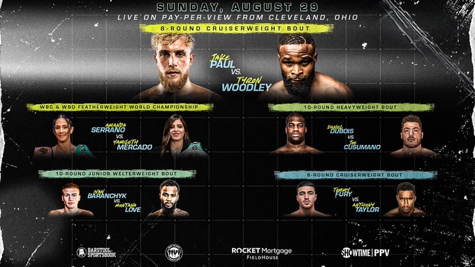 Jake paul vs mike tyson preliminary card