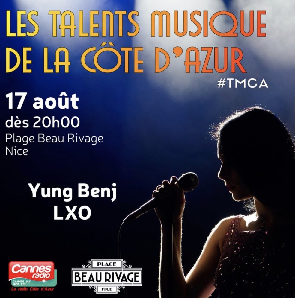 PlageBeauRivage's tweet image. [ #SublimezVosEmotions - #CotedAzurFrance ]
Rendez-vous le 17 Aôut prochain avec Les talents Musique de la Côte d'Azur et @CannesRadio #TMCA 
Réservations: Laurent 📲 06 99 20 90 20 @ExploreNCA @VisitCotedazur @VilledeNice @sortiranice