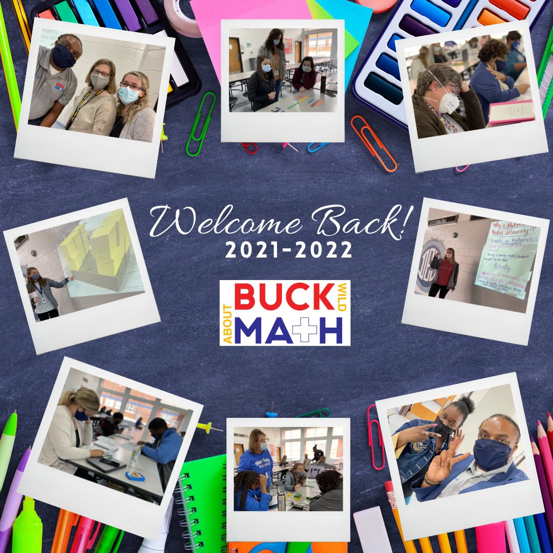BuckWildAbtMath's tweet photo. To one of my newest group of teacher friends, Davidson Elementary, time to make a difference! I know you will set the tone for a productive year filled with growth for both you and your students. I can’t wait to see you again! #BuckWildAboutMath #BWAM https://t.co/yOkyPHgXpy