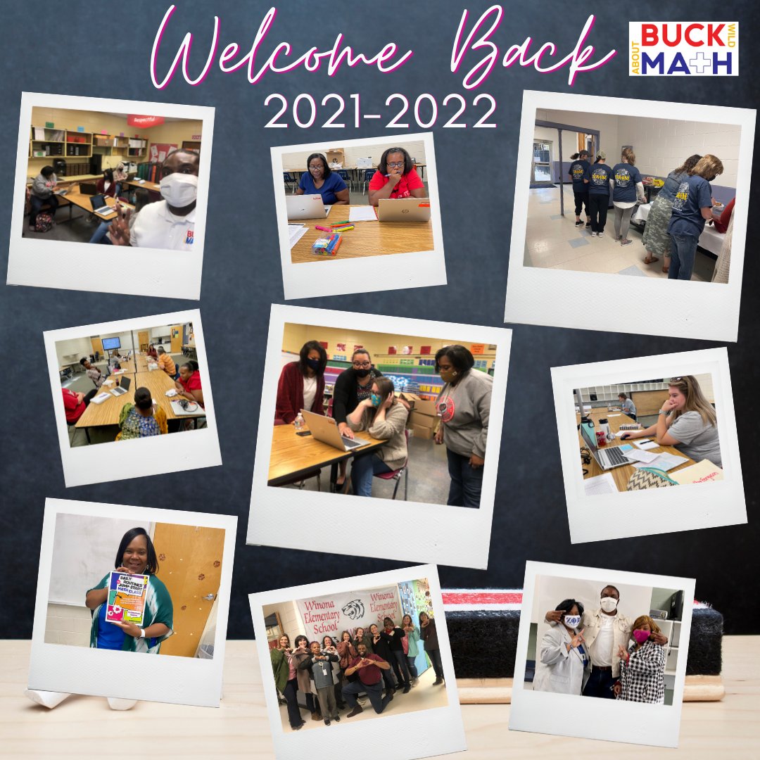 BuckWildAbtMath's tweet photo. To some of the HARDEST working teachers I know- Welcome back! Wait, did you ever leave? Ha! Many of these teachers from Winona Elementary spent several days together during the summer preparing for their students’ success. Here’s to a great new beginning! #BuckWildAboutMath #BWAM https://t.co/hB2NHI5n83