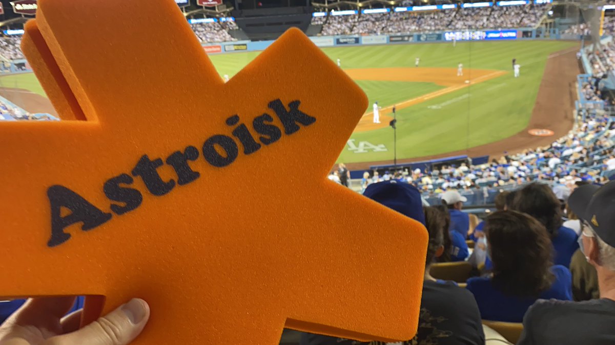 DodgerFanWeekly's tweet photo. #Astroisk https://t.co/1qrVlDtBJ5