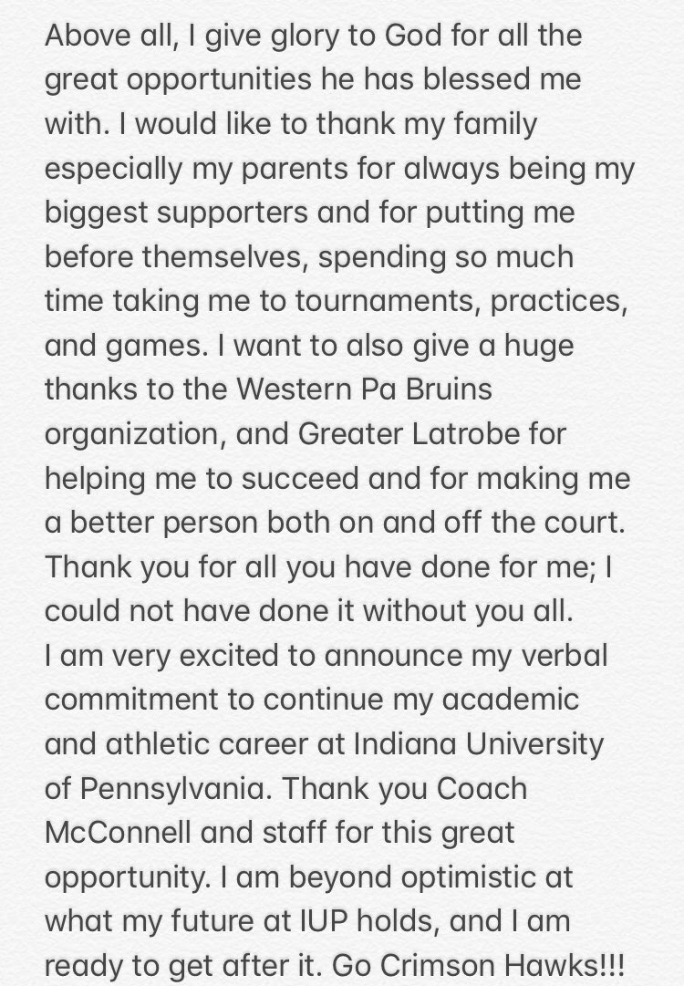 annaraffertyy's tweet photo. COMMITTED!!🦅❤️

@TribLiveHSSN 
@GLCATATHLETICS 
@WPABruinsAAU https://t.co/TFriKI7Ajx