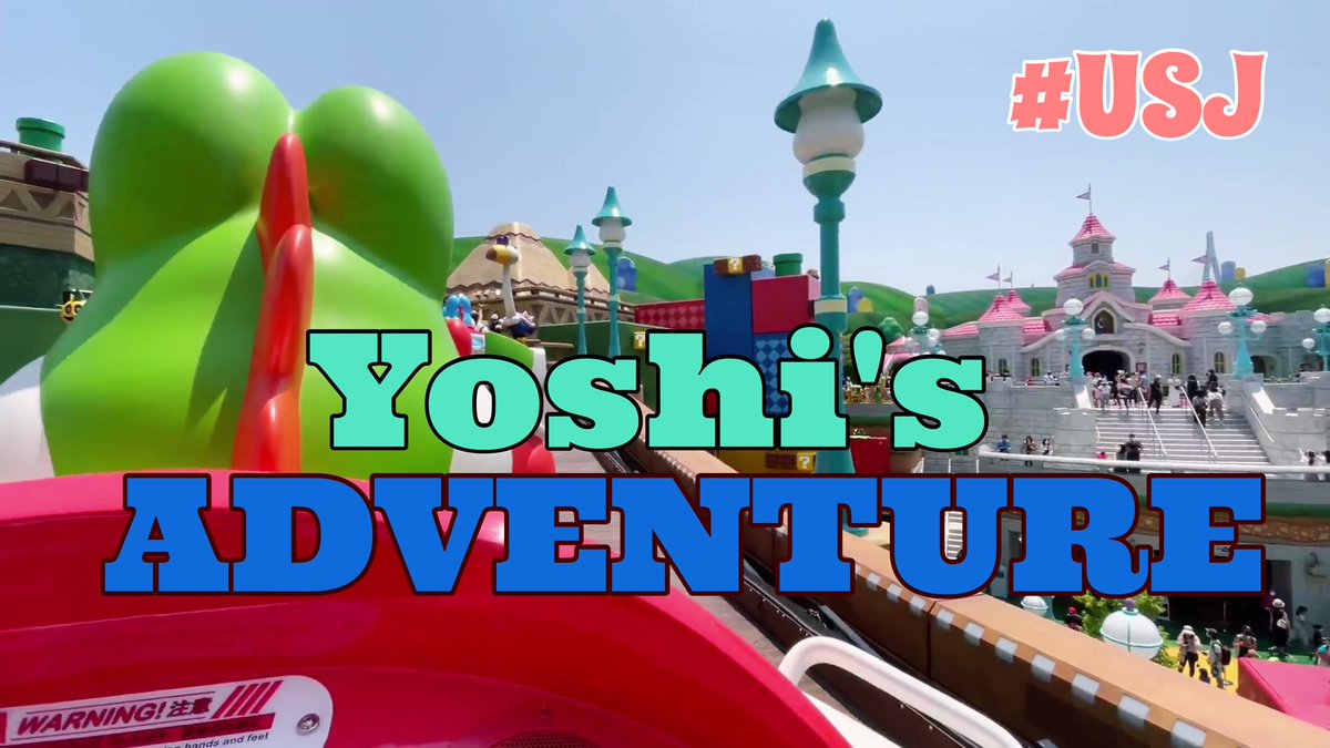 WASABIchannel1's tweet photo. Yoshi's Adventure Full Ride｜Super Nintendo World｜2021summer【4K】 https://t.co/tOIbf7FuiA
#universalstudiosjapan #2021japan #supernintendoworld https://t.co/AiXaahgYzc
