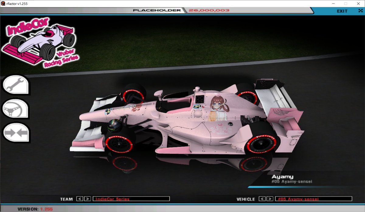DagThePig's tweet photo. Oh god, I'm actually doing it. A new car model and I gotta have all 32 drivers' cars and their aero kits done by Monday #indiecar #vtuber #vtuberracing https://t.co/LA8pXerfxb