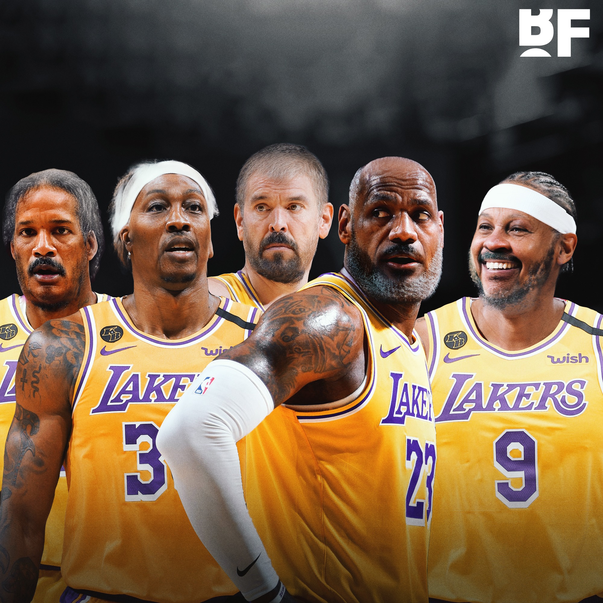 Basketball Forever on X: The @Lakers are loaded, but they're also old as  hell: Carmelo Anthony: 37 LeBron James: 36 Marc Gasol: 36 Trevor Ariza: 36  Dwight Howard: 35 Wayne Ellington: 33