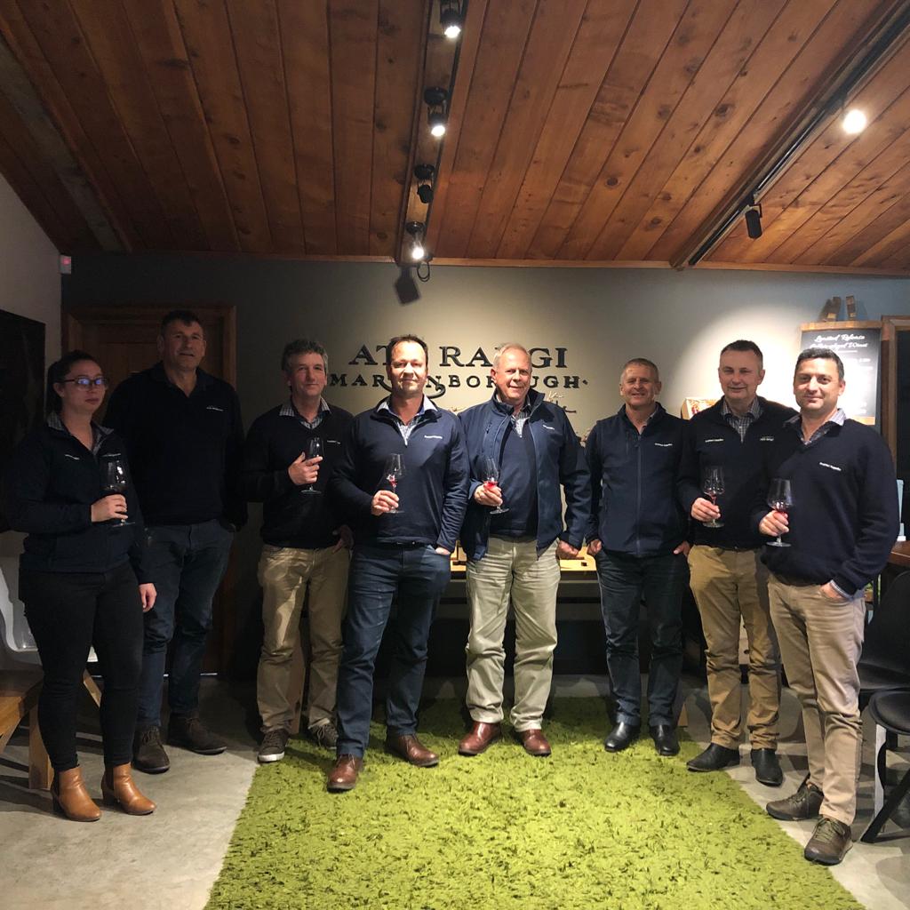 PGG Wrightson - Fruitfed viti team were in Martinborough for their annual conference queue an <a href="/Ata_Rangi/">Ata Rangi</a> Rangi Pinot Noir tasting with none other than our Co-Chair Helen Masters #pinotnoir #nzwine