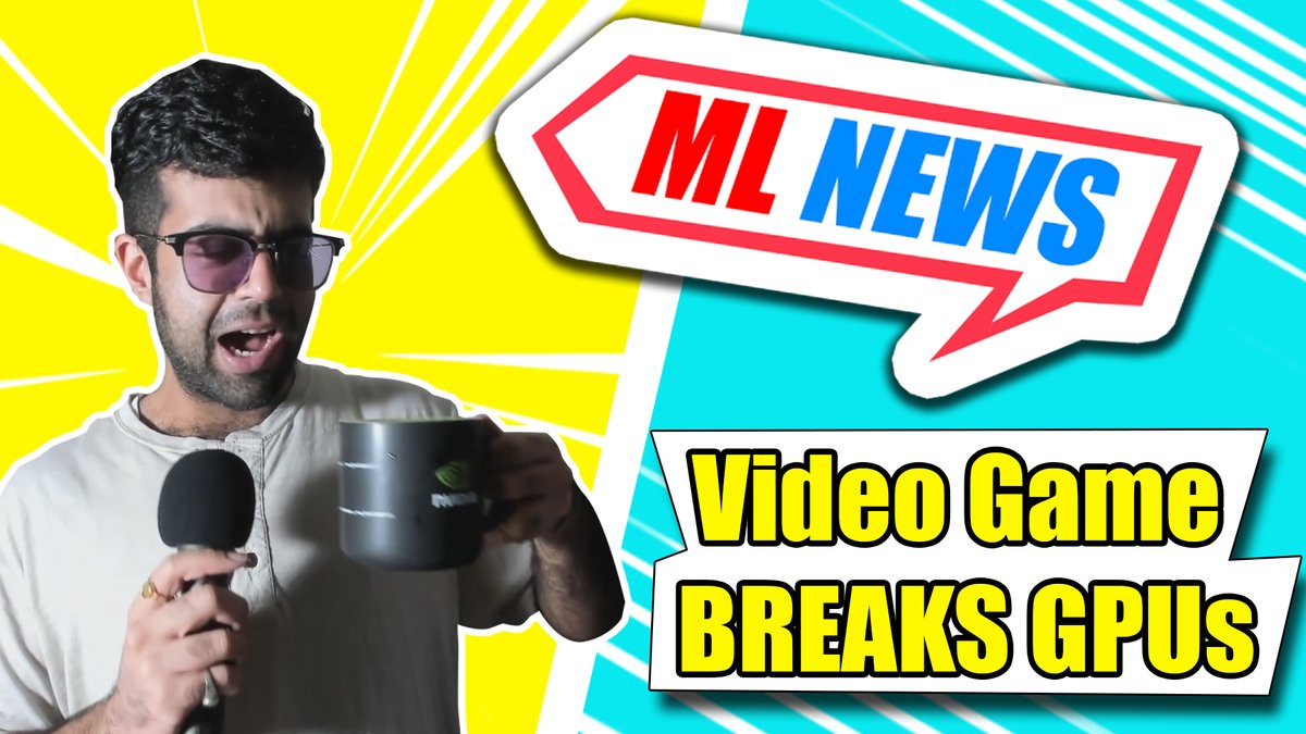 My life now officially feels complete 🙏

I got the chance to host ML News on <a href="/ykilcher/">Yannic Kilcher 🇸🇨</a>'s incredible YT Channel 🍵

I'll be interviewing Yannic this month, please send your Qs my way

+ A req: Let's help Yannic's channel get to 100k before my interview 🙏

youtube.com/watch?v=4xklF7…