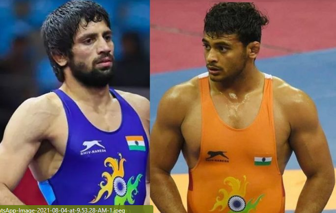 DrPashyantiS's tweet photo. Now let's cheer for our boys

1- #NeerajChopra knocked the Finals in #JavelinThrow 

2- #RaviDahiya wrestling 57 kg weight category, entered Semifinals 

2- #DeepakPoonia defeated #china and reached the semi-finals of the 86 kg weight category

#BoysPower https://t.co/CbtpmeeHpS